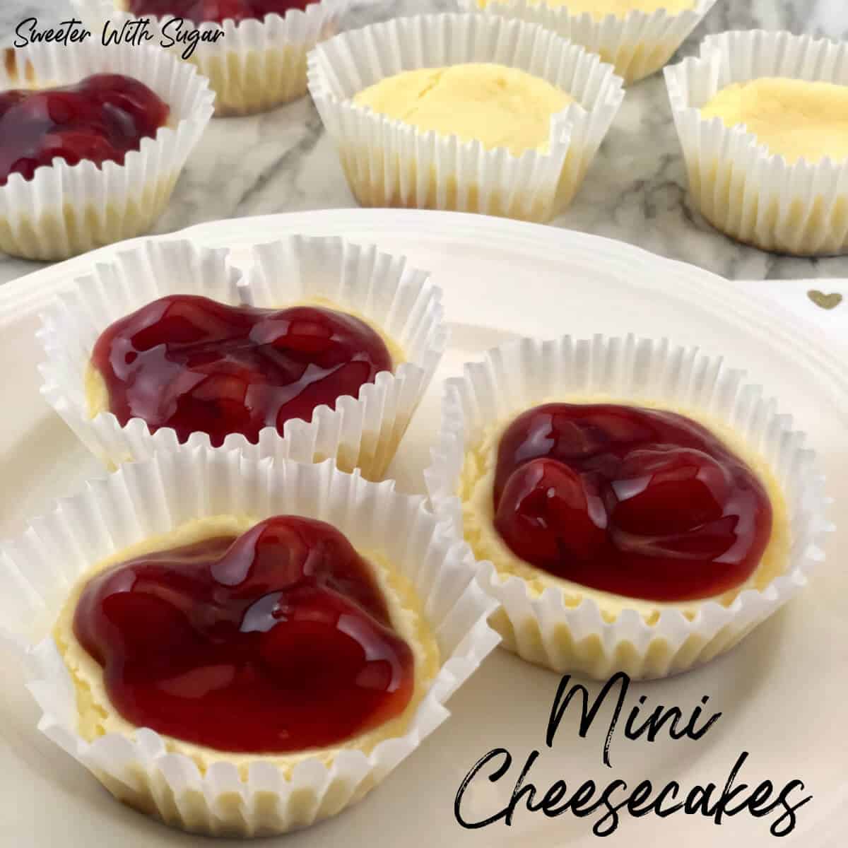 Valentine Mini Cheesecakes