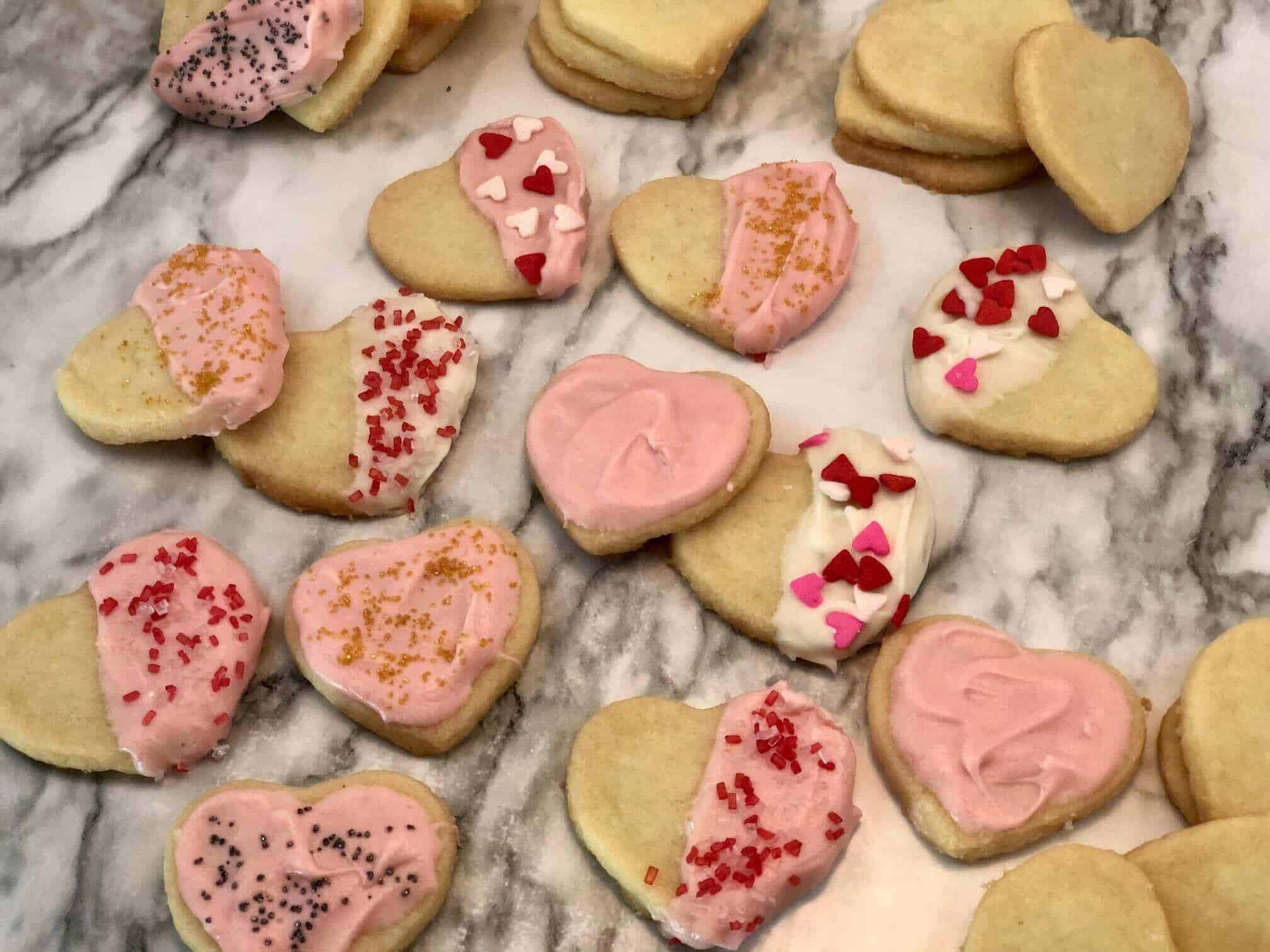 Raspberry Shortbread Cookies | Sweeter With Sugar