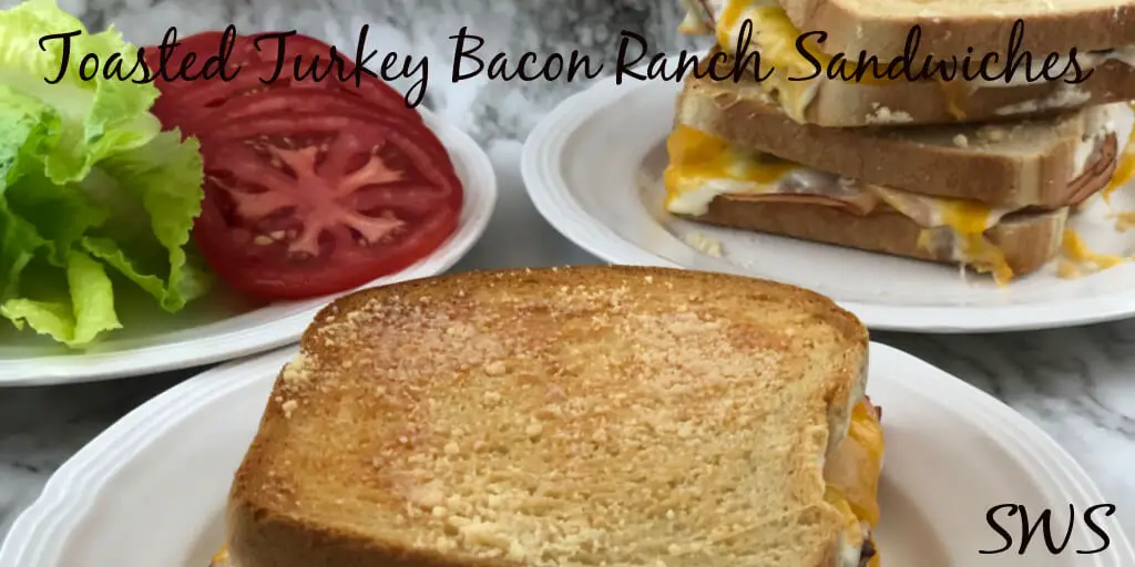 Toasted Turkey Bacon Ranch Sandwiches | Sweeter With Sugar | A delicious and simple dinner or lunch recipe the whole family will love. Dinner Recipes, Lunch Recipes, Sub Sandwiches, Turkey, Bacon, Ranch, Cheeses, #TurkeyRecipes #Dinner #Lunch #Sandwiches #Bacon #EasyRecipes #Simple #Parmesan 