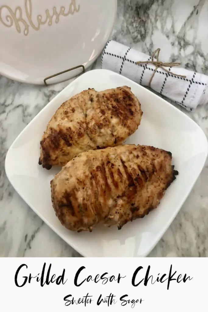 Grilled Caesar Chicken is a juicy and flavorful grilled chicken recipe. This grilled chicken is marinaded in a delicious caesar marinade, Grilled Caesar Chicken is a must try. #Grilling #Chicken #Caesar #SimpleRecipes #MarinadeRecipes