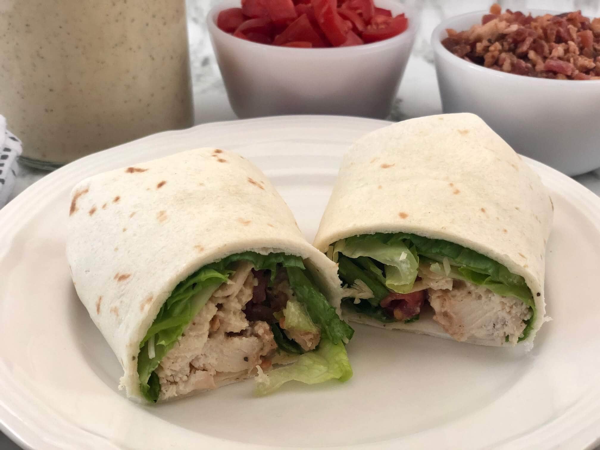 Grilled Chicken Caesar Wrap