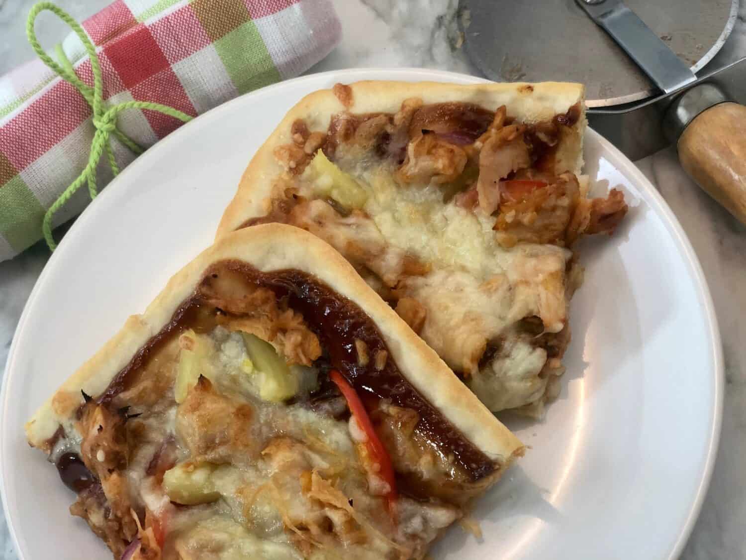 Hawaiian Barbecue Chicken Pizza | Sweeter With Sugar