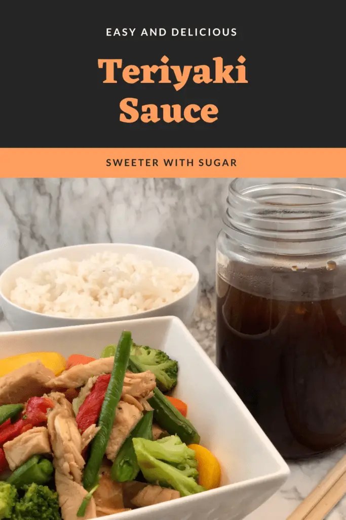 Teriyaki Sauce | Sweeter With Sugar | A super easy and delicious homemade teriyaki stir-fry sauce recipe. Sauce Recipes, Recipes, Stir-Fry, Dinner Recipes, #StirFrySauce #Recipes #Teriyaki. #Homemade #EasyRecipes