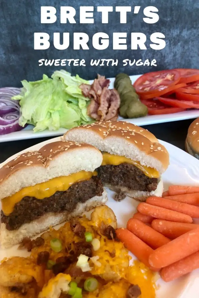 Brett's Burgers are easy to make and  delicious. These burgers are made with ground beef and seasonings to make this burger taste fantastic. These hamburgers are going to taste so yummy at your next barbecue. #Burgers #Hamburgers #Barbecue #Beef