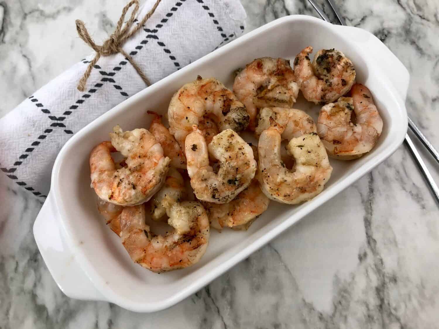 Garlic Butter Grilled Shrimp