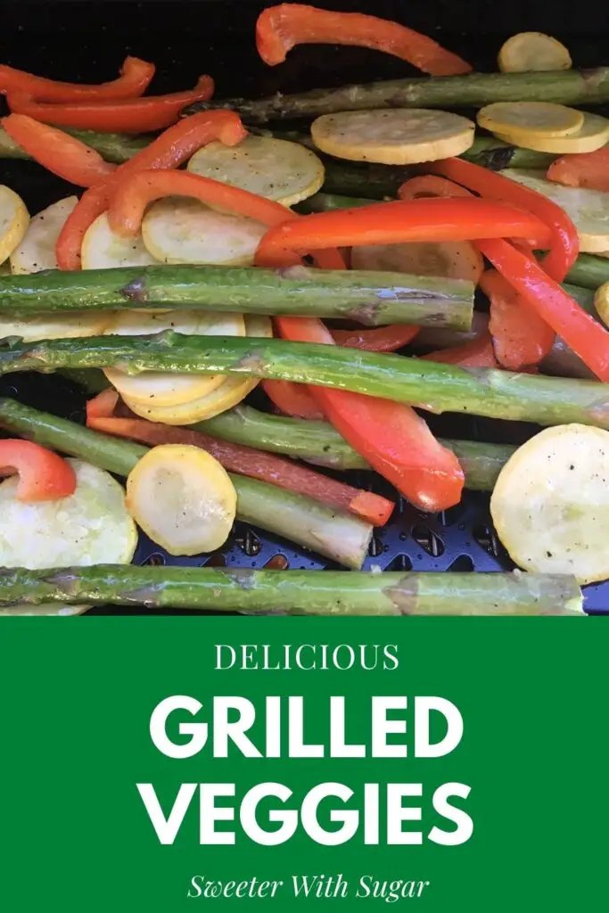 Delicious Grilled Veggies are easy to grill and taste great! #Grilling #Vegetables #Sides #BBQ