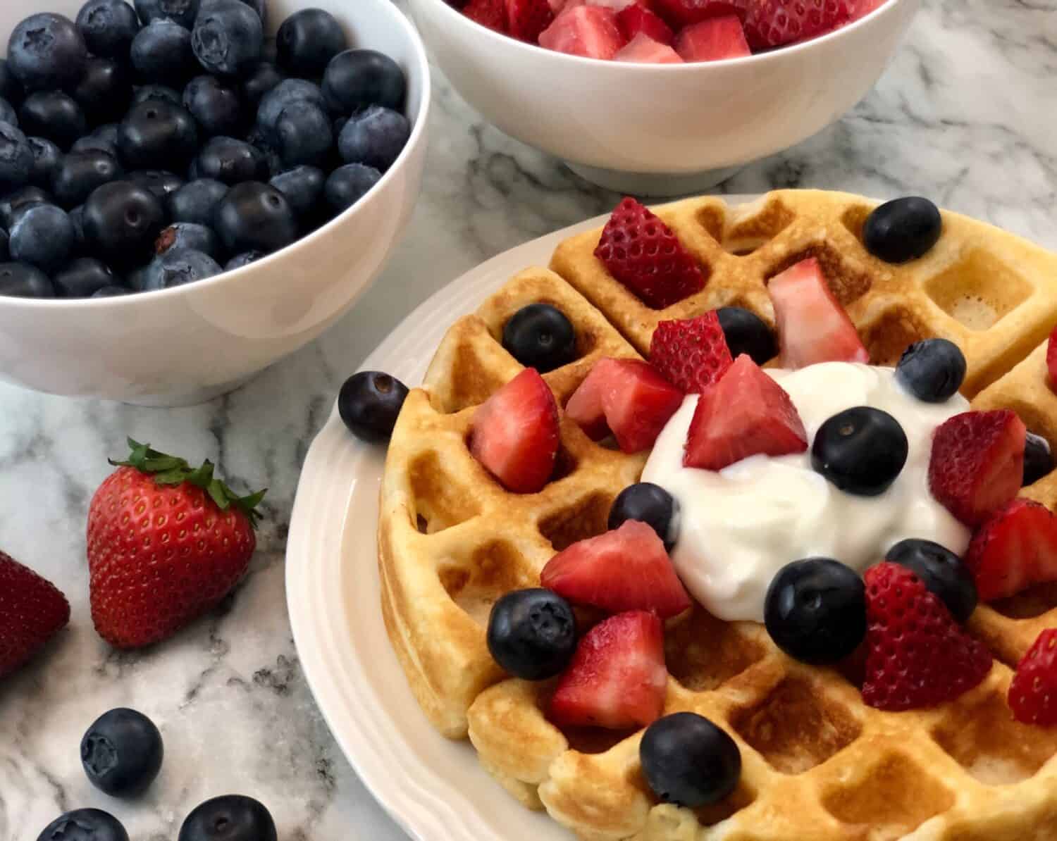 Lemon Berry Waffles