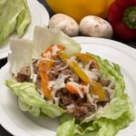 Philly Cheesesteak Lettuce Wraps