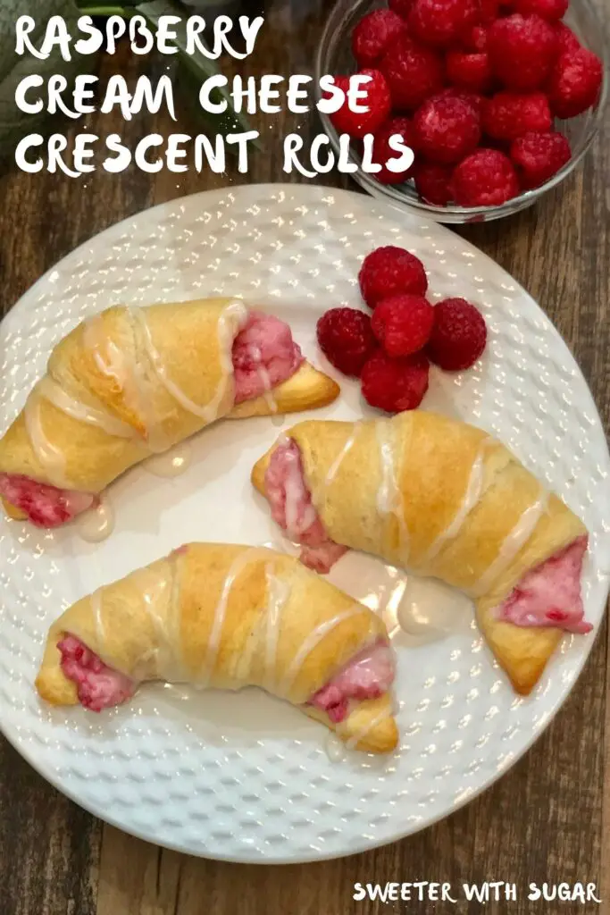 Raspberry Cream Cheese Crescent Rolls are delicious and easy to make. #PillsburyCrescentRolls #CreamCheese #Raspberry #SimpleBreakfastRecipes #FamilyFriendlyRecipes