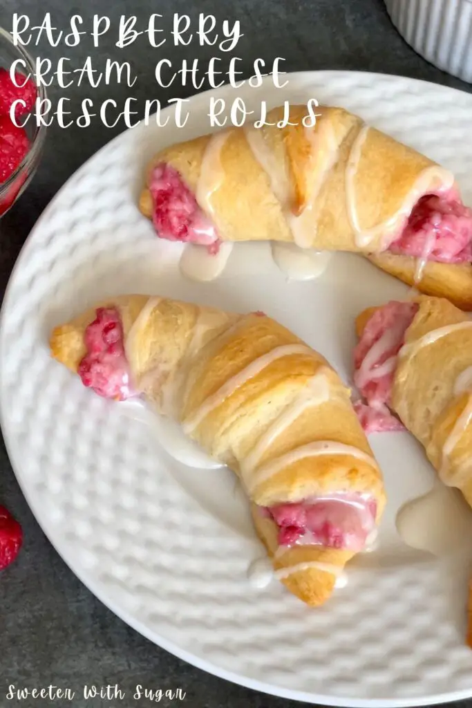 Raspberry Cream Cheese Crescent Rolls are delicious and easy to make. #PillsburyCrescentRolls #CreamCheese #Raspberry #SimpleBreakfastRecipes #FamilyFriendlyRecipes