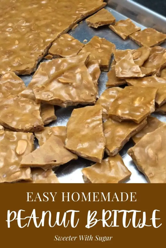 Peanut Brittle is a fun old fashioned candy. It is perfect to for the holidays and any day you want a delicious, crunchy and sweet candy. This candy recipe is easy and quick to make. #Candy #HomemadeCandy #PeanutBrittle #OldFashionedCandy #CandyRecipes #FamilyRecipes