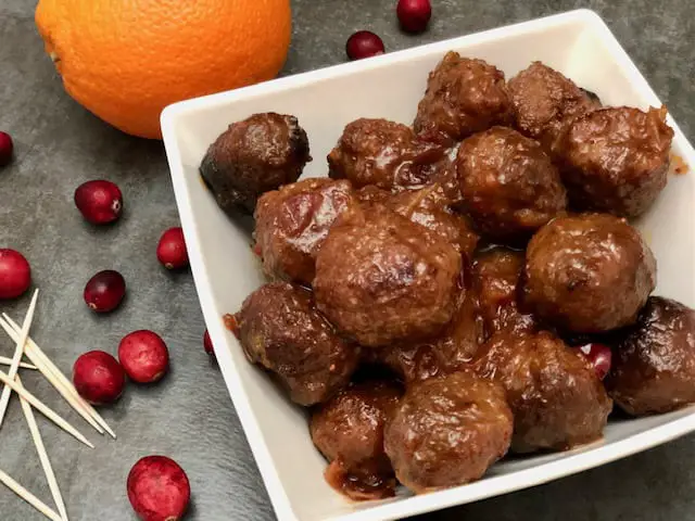 Cranberry Orange Meatballs