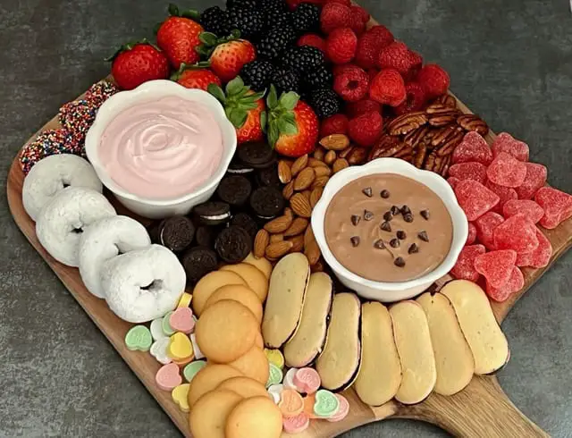 Valentine's Day Charcuterie Dessert Board
