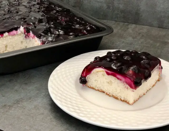 Blueberries and Creme Cake