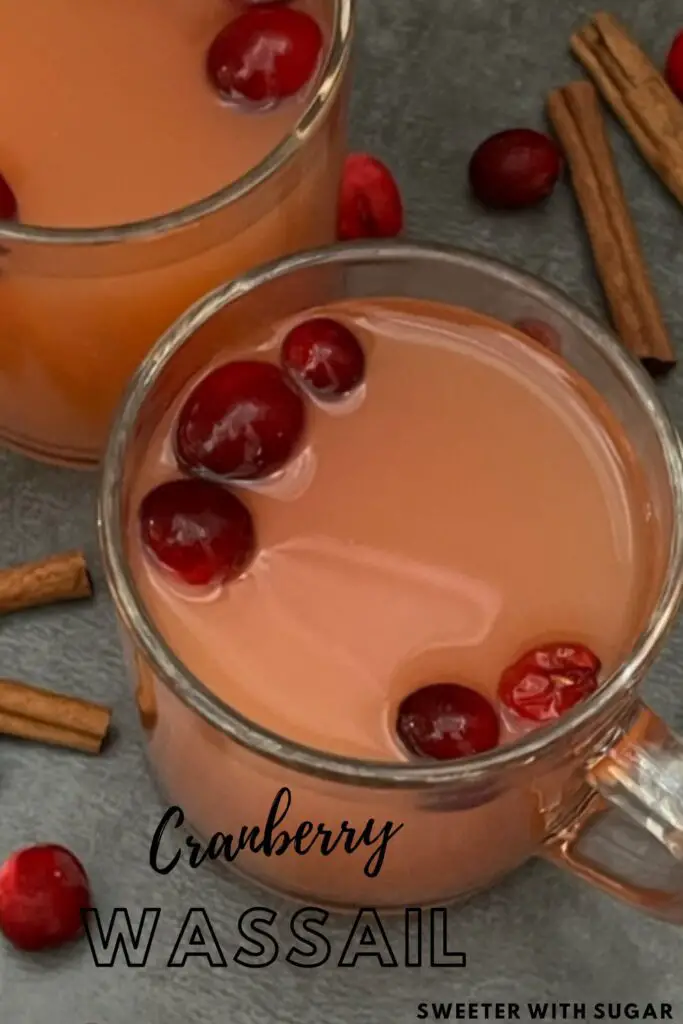 Cranberry Wassail is a fun beverage for the holiday season. It has a citrusy flavor with added cranberry. It is delicious. #Wassail #HotBeverages #Christmas #Cranberry #DrinkRecipes