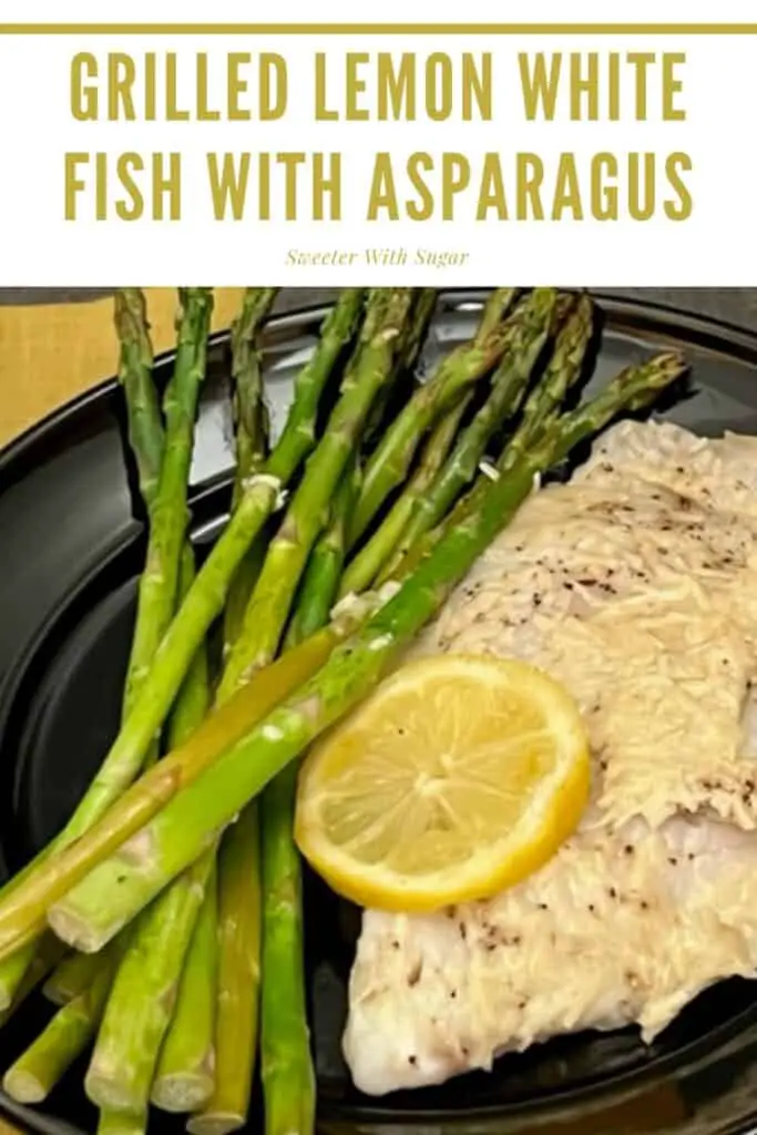 Grilled Lemon Tilapia is a super simple dinner recipe that tastes great and leaves very little clean up. #Fish #Grilling #Tilapia #GrilledTilapia #EasyDinners #Lemon 