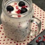 Pomegranate Blueberry Overnight Oats