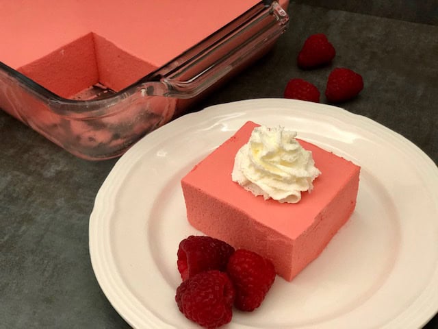 Raspberry Sherbet Jell-O Salad