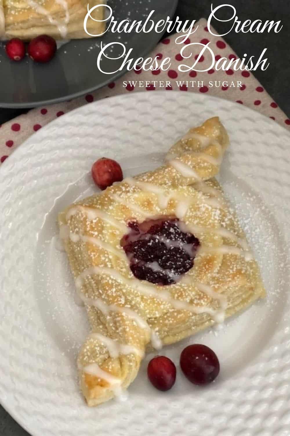Cranberry Cream Cheese Danish
