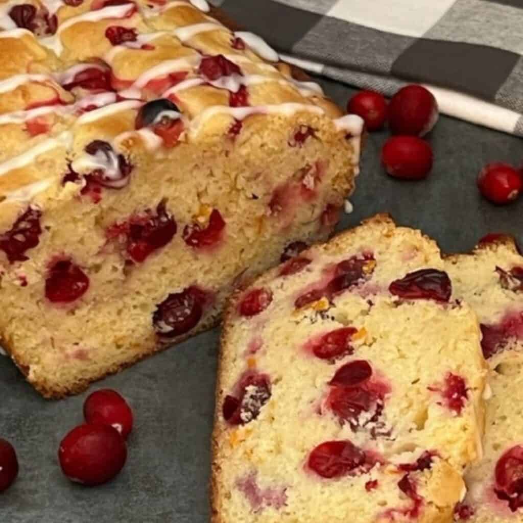 Cranberry Orange Bread is an easy and delicious holiday favorite. It is perfect for neighbor gifts for the holidays. #HolidayRecipes #Cranberry #Orange #Bread #Recipes