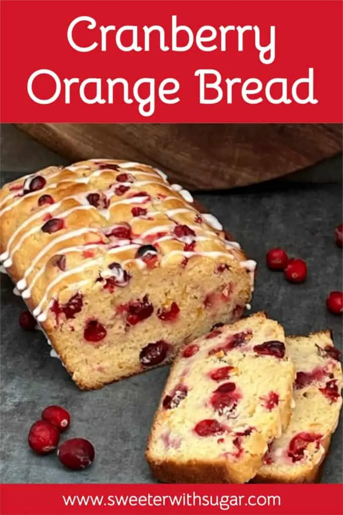 Cranberry Orange Bread is an easy and delicious holiday favorite. It is perfect for neighbor gifts for the holidays. #HolidayRecipes #Cranberry #Orange #Bread #Recipes