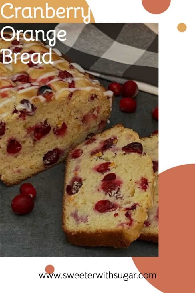 Cranberry Orange Bread is an easy and delicious holiday favorite. It is perfect for neighbor gifts for the holidays. #HolidayRecipes #Cranberry #Orange #Bread #Recipes