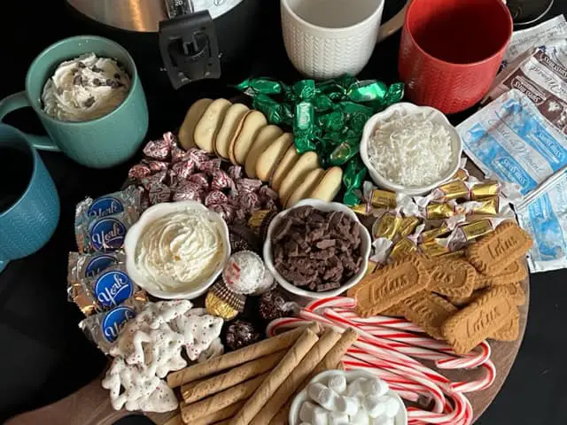Hot Cocoa Charcuterie Board