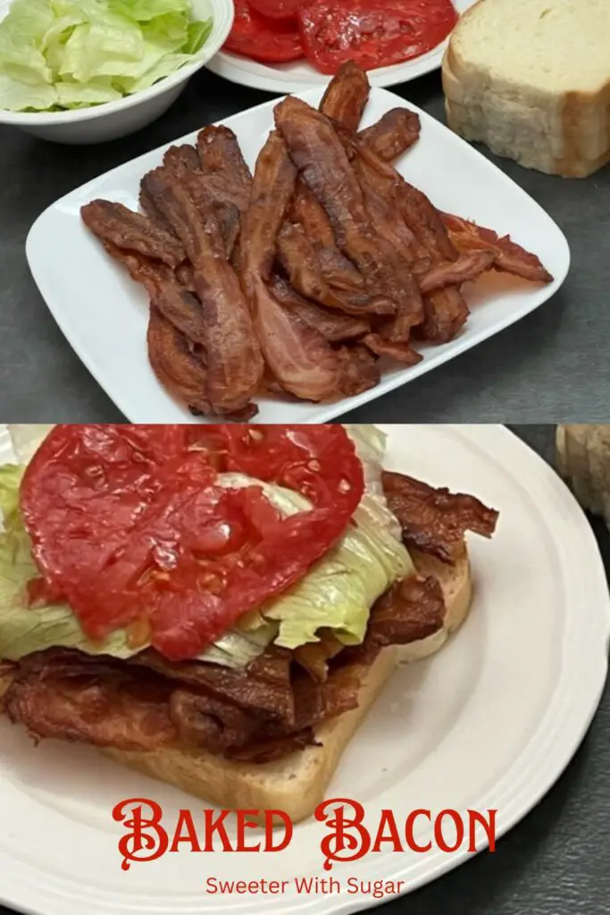 Baked Bacon is a simple and easy to clean-up way to cook bacon. If you love bacon you will love this way to cook bacon. #Bacon #EasyRecipes #BaconLove #BakedBacon #Breakfast #Soups