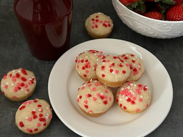 Valentine's Day Mini Pancakes