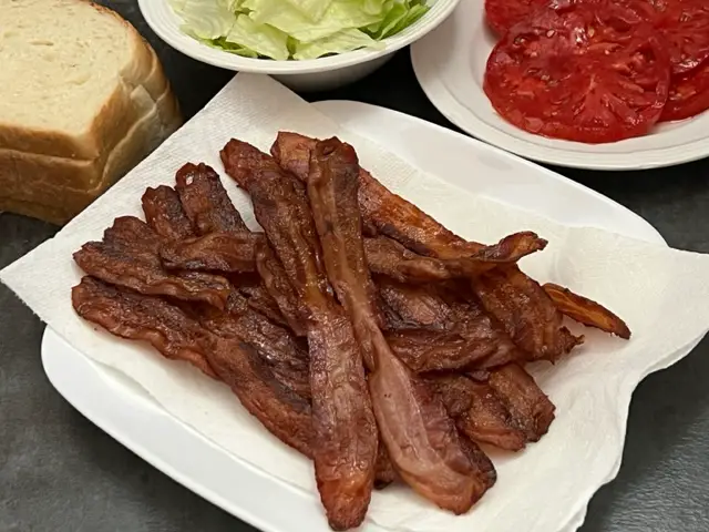 Baked Bacon is a simple and easy to clean-up way to cook bacon. If you love bacon you will love this way to cook bacon. #Bacon #EasyRecipes #BaconLove #BakedBacon #Breakfast #Soups