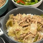 Kalua Pork is a simple slow cooker dinner recipe that will remind you of a Hawaiian Luau. #Pork Recipes #EasyDinner #SlowCooker #WeeknightDinners #KaluaPork
