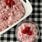 Cranberry Raspberry Jell-O Salad is an easy side dish for any day and especially for the holidays. It is easy to make and can me made the day before serving. #JelloSalads #CranberryRecipes #Salads #Raspberries #ChristmasRecipes #ThanksgivingRecipes