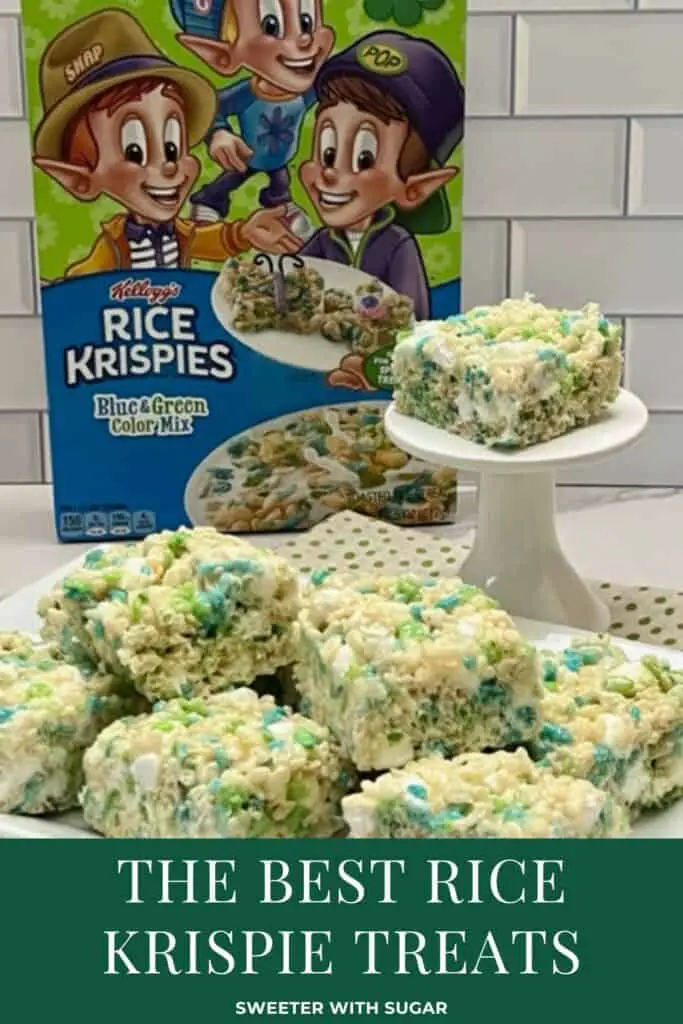 The Best Rice Krispie Treats are the perfect snack with just the right ratio of marshmallow to cereal. These treats are easy to make and taste yummy! #KelloggsRiceKrispies #RiceKrispieTreats #Marshmallow #RiceKrispies #AfterSchoolSnacks #KidFriendly #Desserts #EasyRecipes #EasySnacks #EasyDesserts