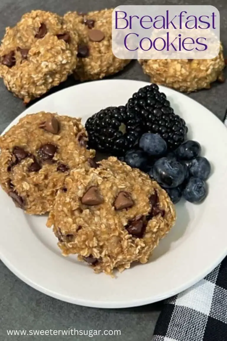 Banana Oatmeal Applesauce Breakfast Cookies