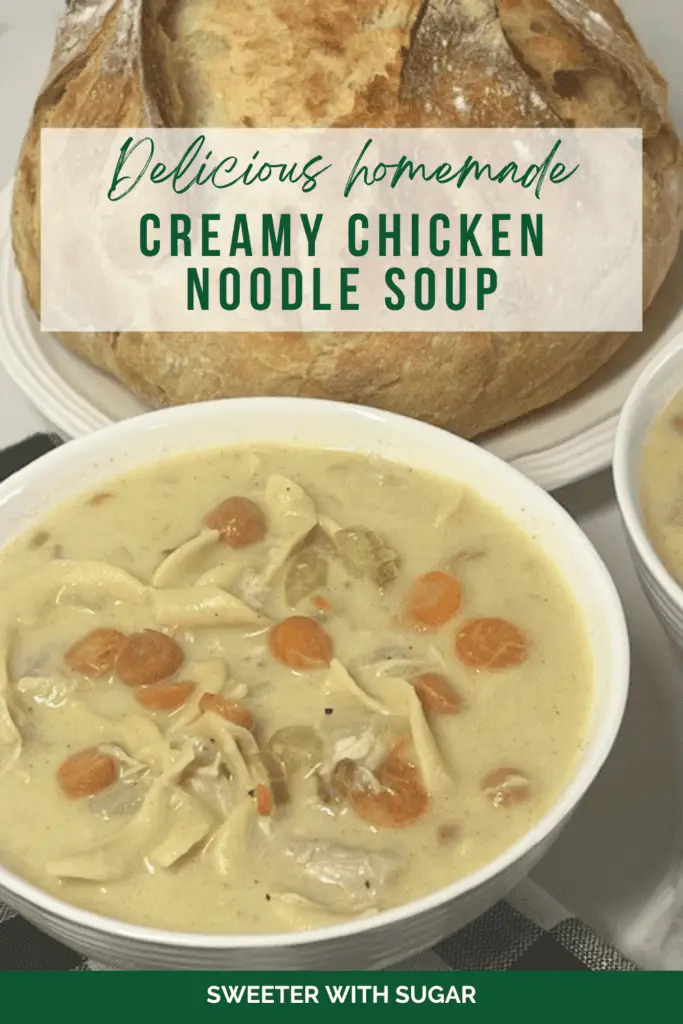 Creamy Chicken Noodle Soup