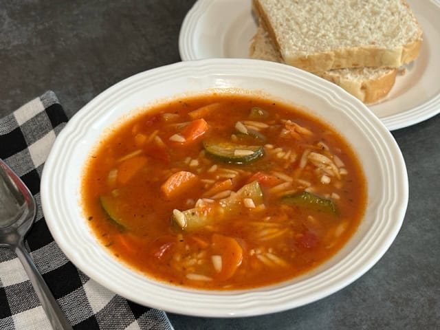 Zucchini Tomato Orzo Soup-Sweeter With Sugar