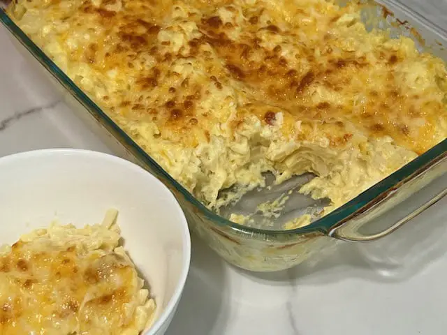 Cheese Potatoes (Funeral Potatoes)-Sweeter With Sugar