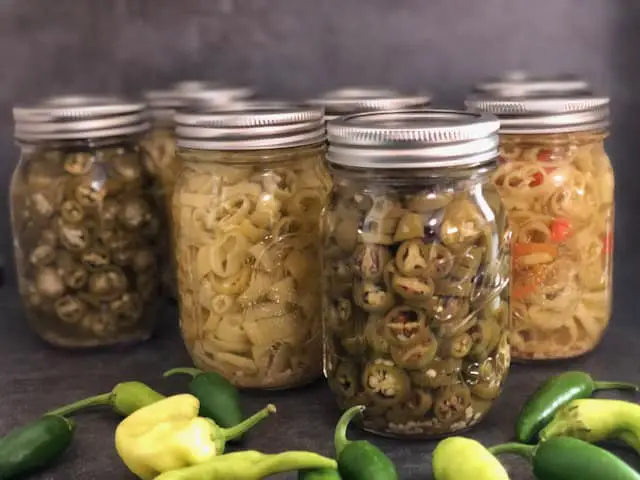 Bottled Garden Banana Peppers or Jalapeños-Sweeter With Sugar