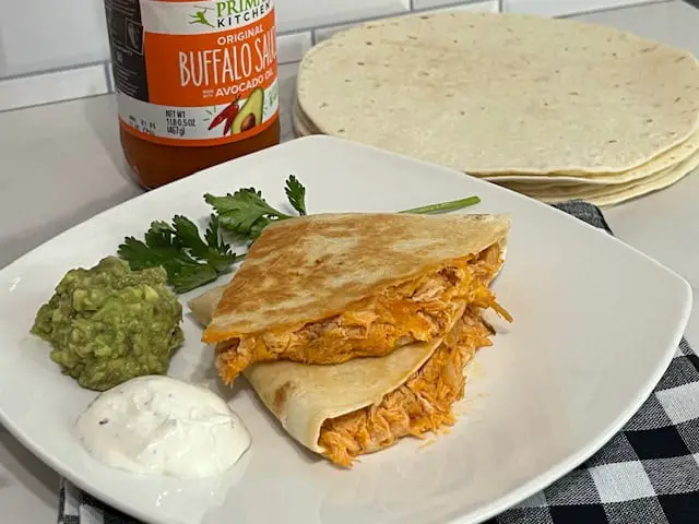 Buffalo Chicken Quesadillas-Sweeter With Sugar