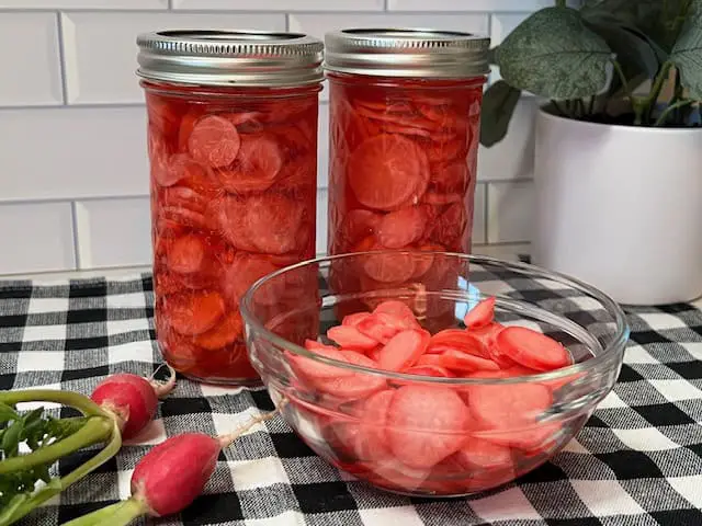 Pickled Radishes-Sweeter With Sugar