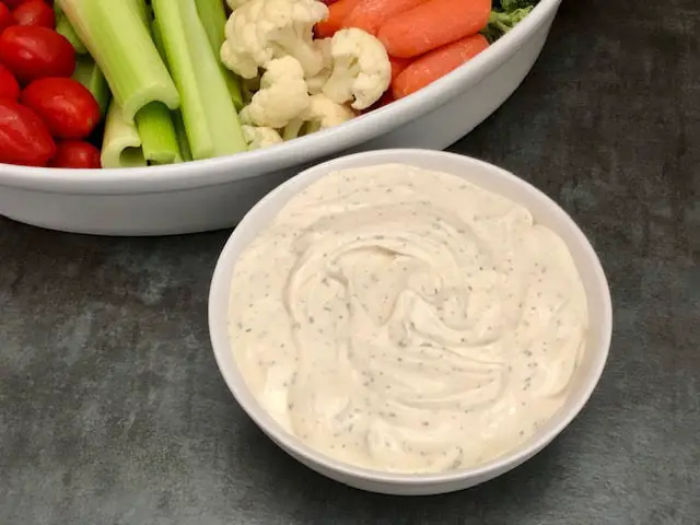 Easy Ranch Veggie Dip