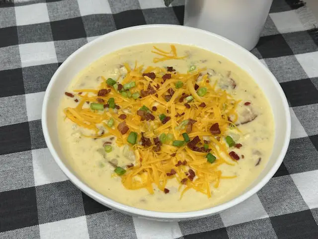Loaded Baked Potato Soup-Sweeter With Sugar