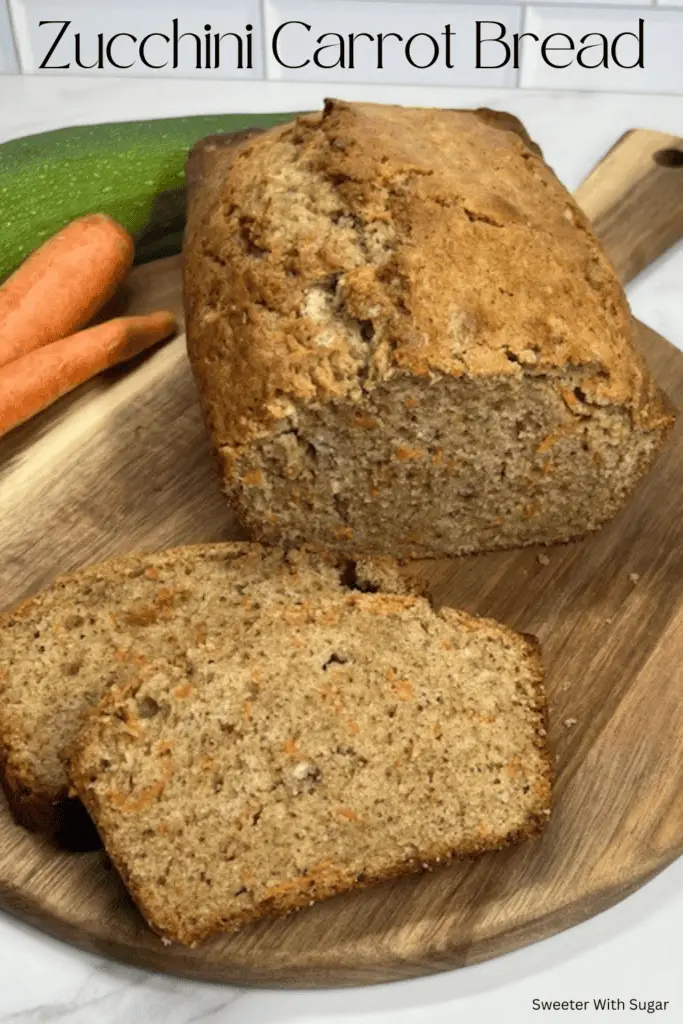 Warm up your kitchen with this moist and flavorful Spiced Zucchini Carrot Bread recipe! Packed with shredded zucchini, carrots, and cozy spices like cinnamon and nutmeg, this wholesome quick bread is perfect for breakfast, snacks, or dessert. Easy to make and filled with fresh ingredients, it’s a delicious way to use up garden produce. #ZucchiniCarrotBread #SpicedBread #QuickBreadRecipe #HealthyBaking #HomemadeGoodness #EasyRecipes #FallBaking