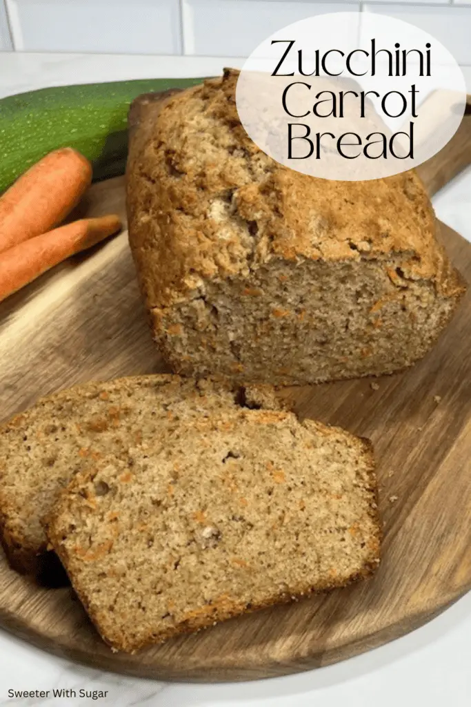 Warm up your kitchen with this moist and flavorful Spiced Zucchini Carrot Bread recipe! Packed with shredded zucchini, carrots, and cozy spices like cinnamon and nutmeg, this wholesome quick bread is perfect for breakfast, snacks, or dessert. Easy to make and filled with fresh ingredients, it’s a delicious way to use up garden produce. #ZucchiniCarrotBread #SpicedBread #QuickBreadRecipe #HealthyBaking #HomemadeGoodness #EasyRecipes #FallBaking