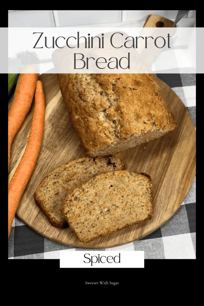 Warm up your kitchen with this moist and flavorful Spiced Zucchini Carrot Bread recipe! Packed with shredded zucchini, carrots, and cozy spices like cinnamon and nutmeg, this wholesome quick bread is perfect for breakfast, snacks, or dessert. Easy to make and filled with fresh ingredients, it’s a delicious way to use up garden produce. #ZucchiniCarrotBread #SpicedBread #QuickBreadRecipe #HealthyBaking #HomemadeGoodness #EasyRecipes #FallBaking