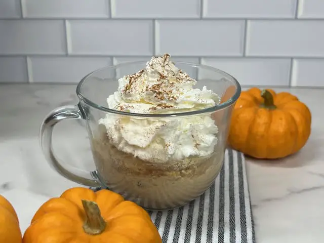 Microwave Pumpkin Cheesecake-Sweeter With Sugar