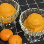 Mandarin Orange Sorbet-Sweeter With Sugar