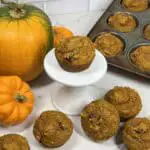 Pumpkin Bran Muffins-Sweeter With Sugar