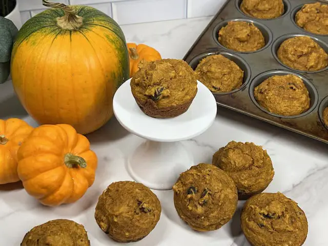 Pumpkin Bran Muffins-Sweeter With Sugar