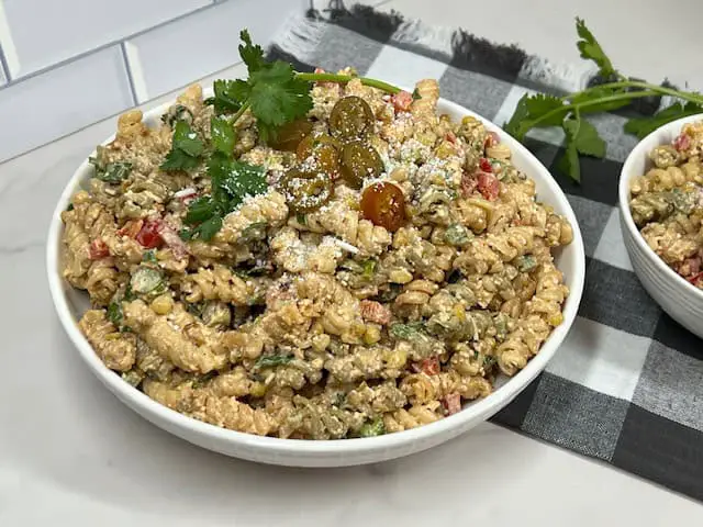 Easy Mexican Street Corn Pasta Salad-Sweeter With Sugar